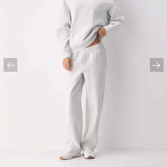 Aritzia Pants - Aritzia Light Gray Track Pants